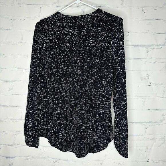 Loft small black & white polka dot top - Picture 2 of 6